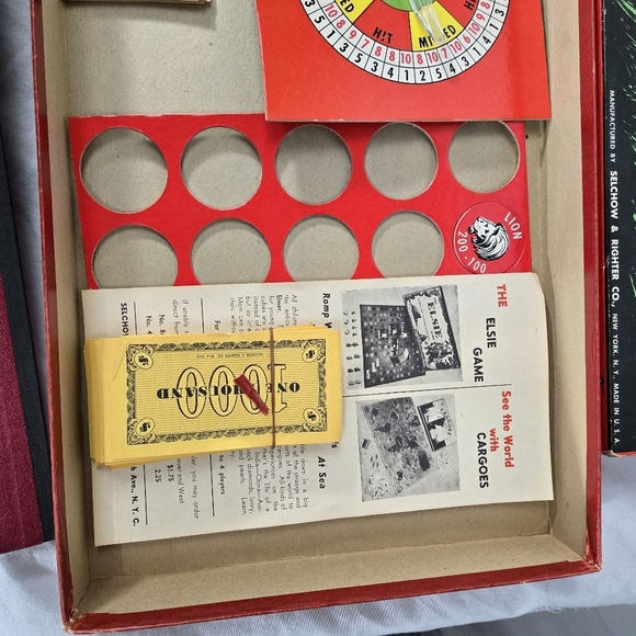 Vintage 1950 Safari Board Game  Selchow & Righter co Hunting Game  COMPLETE - Picture 4 of 9